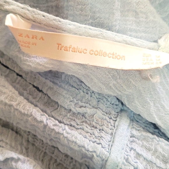 Zara top in a cheesecloth material size S/M - Picture 7 of 8